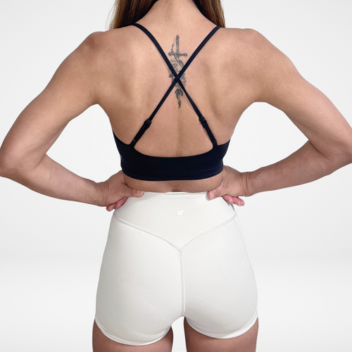 CoreFIT Hera Crop Sports Bra in Black