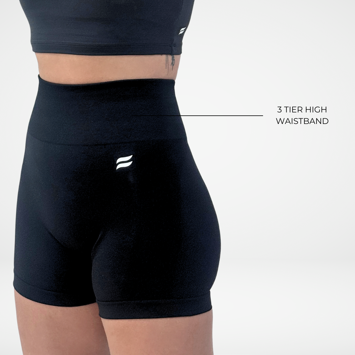 CoreFIT Seamless Shorts in Black