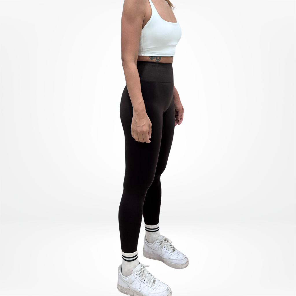 CoreFIT Seamless Leggings in Espresso