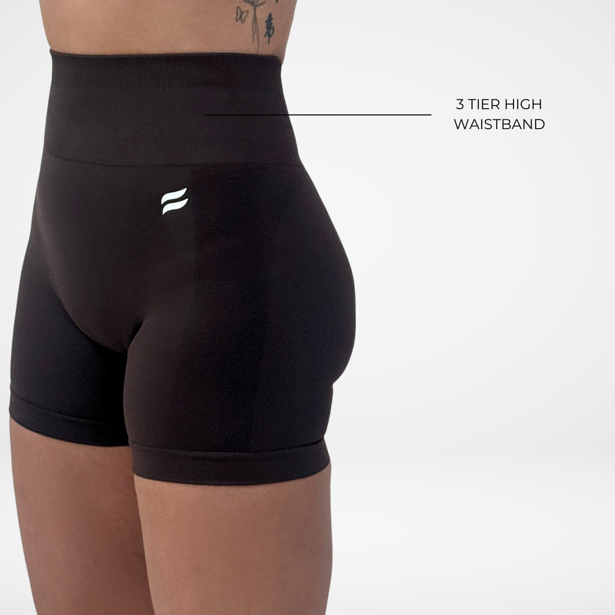 CoreFIT Seamless Shorts in Espresso
