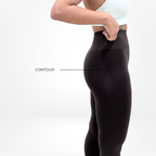CoreFIT Seamless Leggings in Espresso