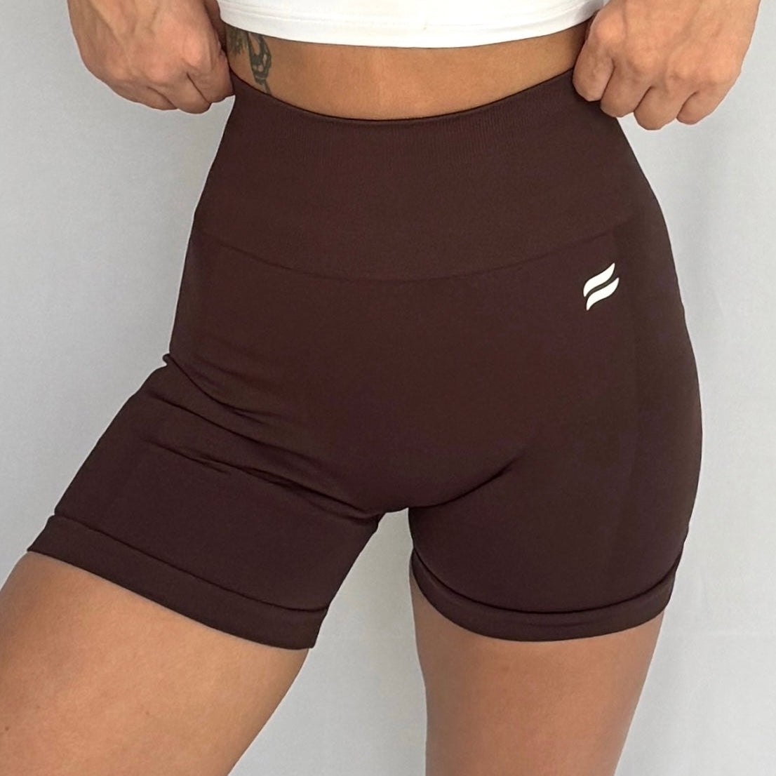 CoreFIT Seamless Shorts in Espresso
