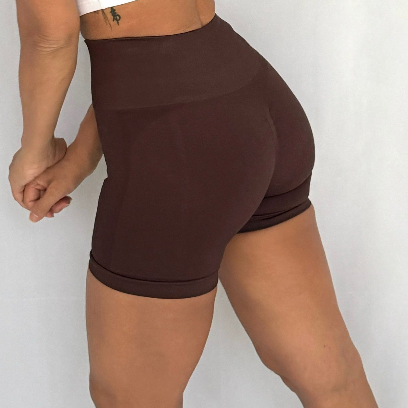 CoreFIT Seamless Shorts in Espresso
