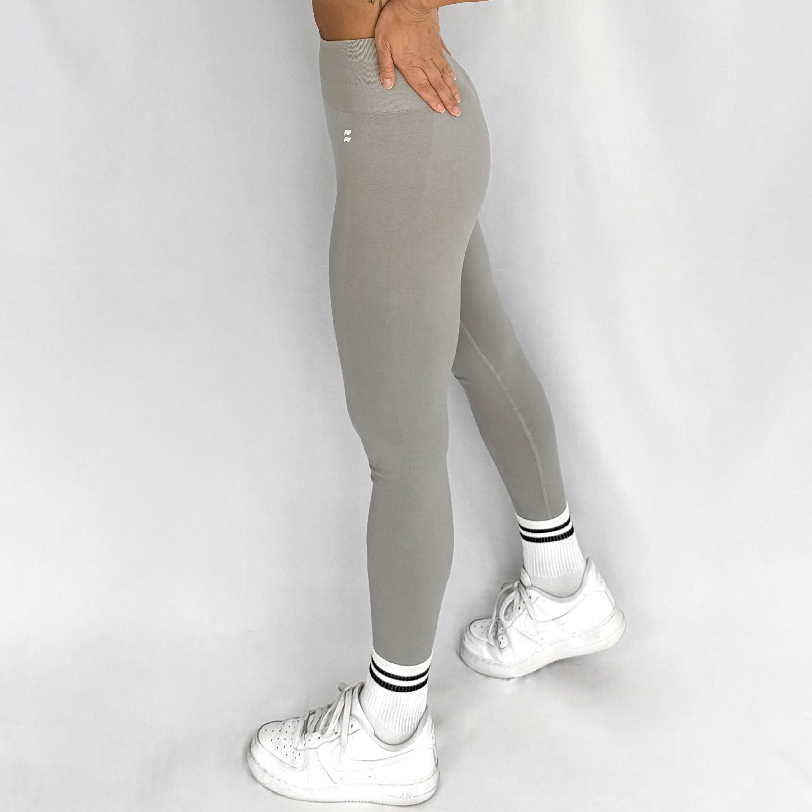 CoreFIT Seamless Leggings in Stone Grey