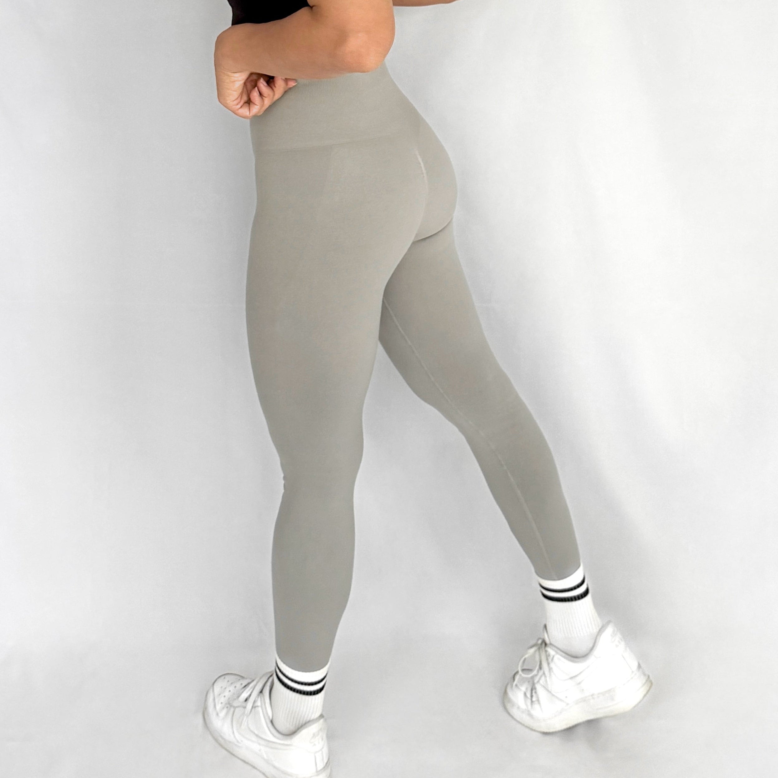 CoreFIT Seamless Leggings in Stone Grey